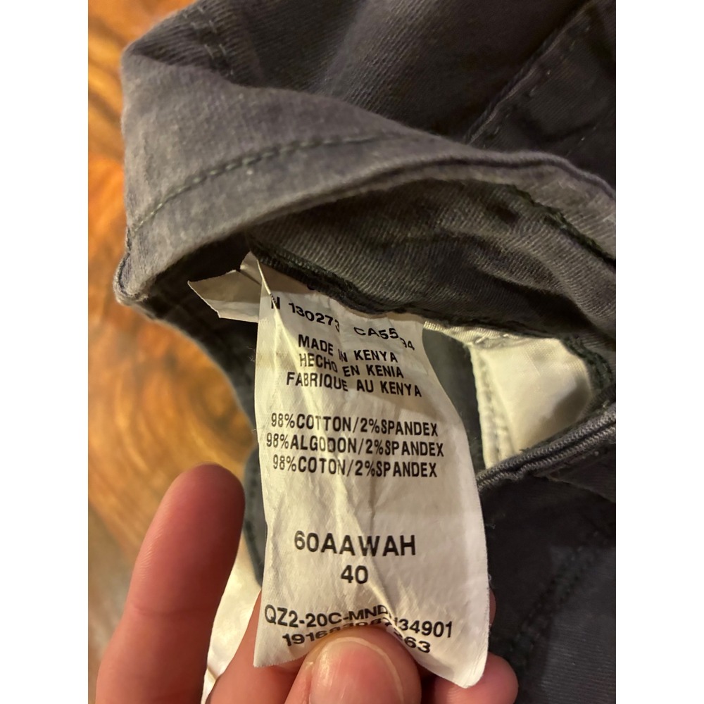 Wrangler Mens Relaxed Fit Cargo Shorts Dark Gray Charcoal 40 60AAWAH‎ Stretch - Picture 3 of 7